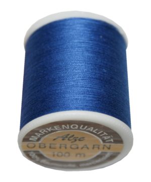 Nähmaschinen Obergarn Nähgarn 100m Baumwolle 50/3 blau marine (1026)