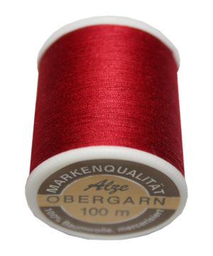 Nähmaschinen Obergarn Nähgarn 100m Baumwolle 50/3 rot (1070)