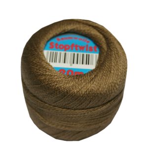 Stopftwist Stopfgarn Baumwolle 8-fach mercerisiert 20 m braun (0857)