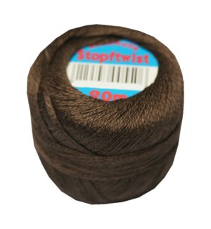 Stopftwist Stopfgarn Baumwolle mercerisiert 20 m dunkelbraun (0861)