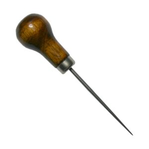 Lederahle Ledernadel Sattlerahle Nähahle Ahle mit Holzgriff 110mm (0240)