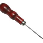 Lederahle Ledernadel Sattlerahle Nähahle Ahle mit Holzgriff 125mm (0248)