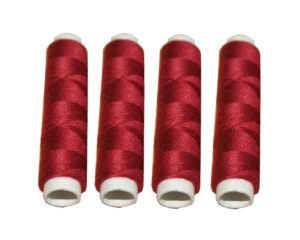 Nähmaschinen Nähgarn 200 m 4 x 50m Polyester boudeaux weinrot (1072)