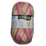 Strickgarn Garn Bravo Baby 50g 185m orange rosa grün (0198)