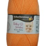 Strickgarn Garn Bravo Baby 50g 185m Mandarine (1025)