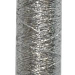 Metallic Stickgarn REXETA Beilauffaden 60m silber (1301)