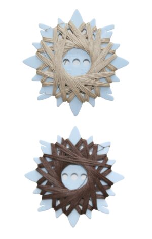 Sternzwirn Ramie extra stark 24/3 2x20m beige braun 2 Stück (0003)