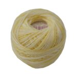 PERLOVKA Kreuzstichgarn Baumwolle Perlgarn 10g 85m gelb ombre (1103)