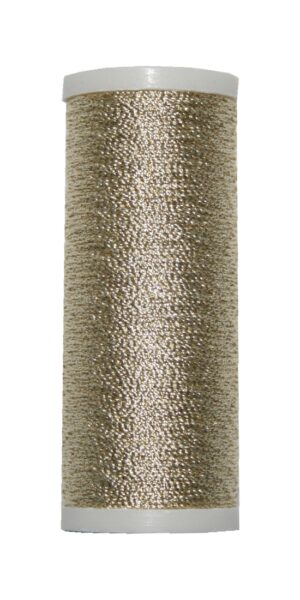 Nähmaschinen Nähgarn Glanz-Effektfaden gold 50 m (9949)