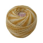 PERLOVKA Kreuzstichgarn Baumwolle Perlgarn 85m bernstein ombre (1715)