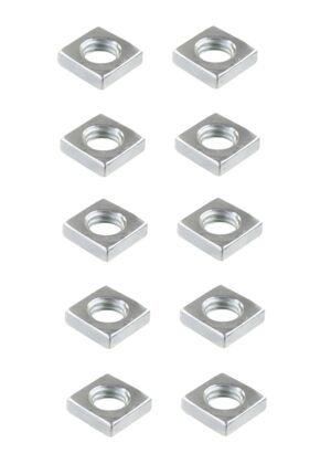 Vierkantmutter Mutter M8 Stahl verzinkt DIN 557 10 Stück (0387)