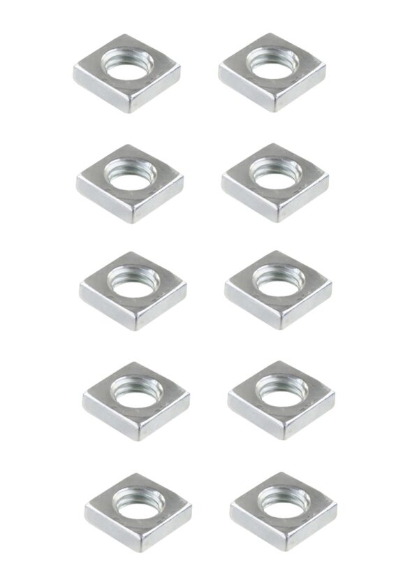 Vierkantmutter Mutter M8 Stahl verzinkt DIN 562 10 Stück (0383)