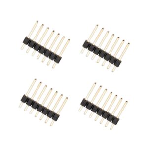 Stiftleiste Leiste 7-polig gerade 2,54mm 1-reihig 4 Stück (1271)