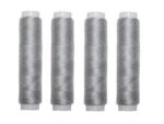 Nähmaschinen Nähgarn 200 m 4 x 50m Polyester 40/2 grau (1003)