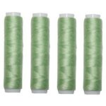 Nähmaschinen Nähgarn 200 m 4 x 50m Polyester 40/2 hellgrün (1050)