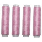 Nähmaschinen Nähgarn 200 m 4 x 50m Polyester 40/2 rosa (1063)