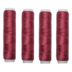 Nähmaschinen Nähgarn 200 m 4 x 50m Polyester 40/2 rot (1070)