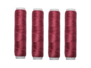 Nähmaschinen Nähgarn 200 m 4 x 50m Polyester 40/2 rot (1070)