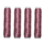 Nähmaschinen Nähgarn 200 m 4 x 50m Polyester 40/2 altrosa (1073)