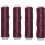 Nähmaschinen Nähgarn 200 m 4 x 50m Polyester 40/2 bordeaux (1074)