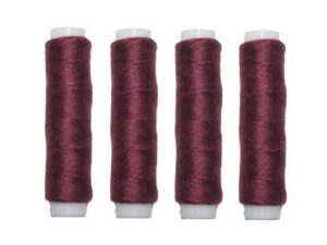 Nähmaschinen Nähgarn 200 m 4 x 50m Polyester 40/2 bordeaux (1074)
