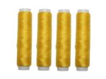 Nähmaschinen Nähgarn 200 m 4 x 50m Polyester 40/2 gelb (1079)