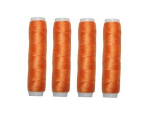 Nähmaschinen Nähgarn 200 m 4 x 50m Polyester 40/2 mandarine (1081)