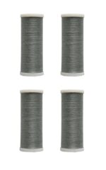 Nähmaschinen Nähgarn 400m 4 x 100m Polyester 40/2 grau (1007)