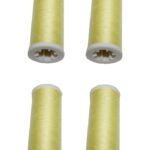 Nähmaschinen Nähgarn 400m 4 x 100m Polyester 40/2 hellgelb (1076)