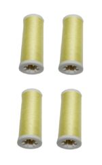 Nähmaschinen Nähgarn 400m 4 x 100m Polyester 40/2 hellgelb (1076)