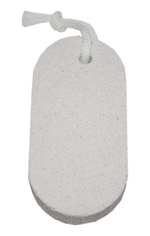 Bimsstein Massagestein Hornhautentfernung Fussmassage Fußpflege Oval Grau (0015)