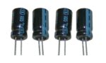 Elko Elektrolytkondensator Kondensator 10uF 25V 105°C 4 Stück (0048)
