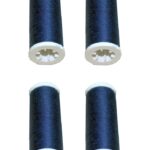 Nähmaschinen Nähgarn 400m 4 x 100m Polyester 40/2 dunkel blau (1028)
