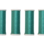 Nähmaschinen Nähgarn 400m 4 x 100m 40/2 türkis (1091)