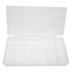 Sortimentkasten Sortimentbox 6 Fächer Kunststoff transparent (0172)