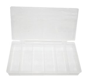 Sortimentkasten Sortimentbox 6 Fächer Kunststoff transparent (0172)