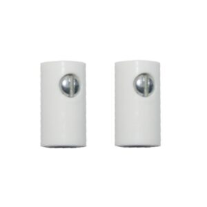 Zwergkupplung HO-Kupplung 2,6 mm Schraubanschluss weiß 2 Stück (0885)