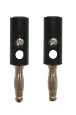 Bananenstecker Stecker 4 mm schwarz 2 Stück (0071)