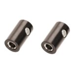 Zwergkupplung HO-Kupplung ø 2,6 mm Schraubanschluss schwarz 2 Stück (0014)