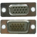 D-Sub Stecker 15 polig weiblich Lötanschluss 2 Stück (0225)