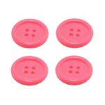 Knopf Knöpfe 25mm 4 loch pink 4 Stück (0122)