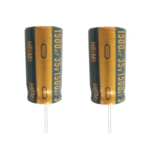 Elko Elektrolytkondensator 1500uF 35V Low Impedanz 105°C 2 Stück (1009)