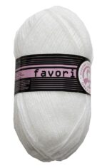 Strickgarn Garn Favori super weich 100 g weiß (0100)