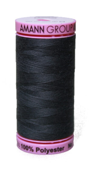 Zwirn 100 % Polyester ASPO PES 120 Amann dunkelgrau 500 m (0416)