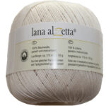 Strickgarn Häkelgarn 100% Baumwolle 50 g ecru hellbeige (4022)