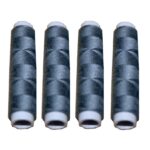 Nähmaschinen Nähgarn 200 m 4 x 50m Polyester 40/2 grau (1006)