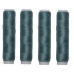 Nähmaschinen Nähgarn 200 m 4 x 50m Polyester 40/2 graublau (1010)