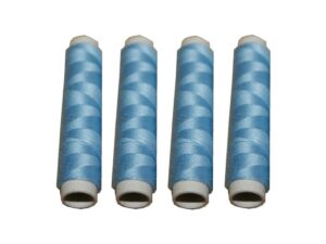 Nähmaschinen Nähgarn 200 m 4 x 50m Polyester 40/2 hellblau (1017)