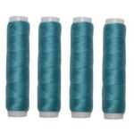 Nähmaschinen Nähgarn 200 m 4 x 50m Polyester türkisblau (1021)