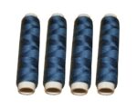 Nähmaschinen Nähgarn 200 m 4 x 50m Polyester 40/2 dunkelblau (1024)